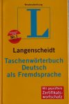 Langenscheidt Taschenwörterbuch Deutsch als Fremdsprache